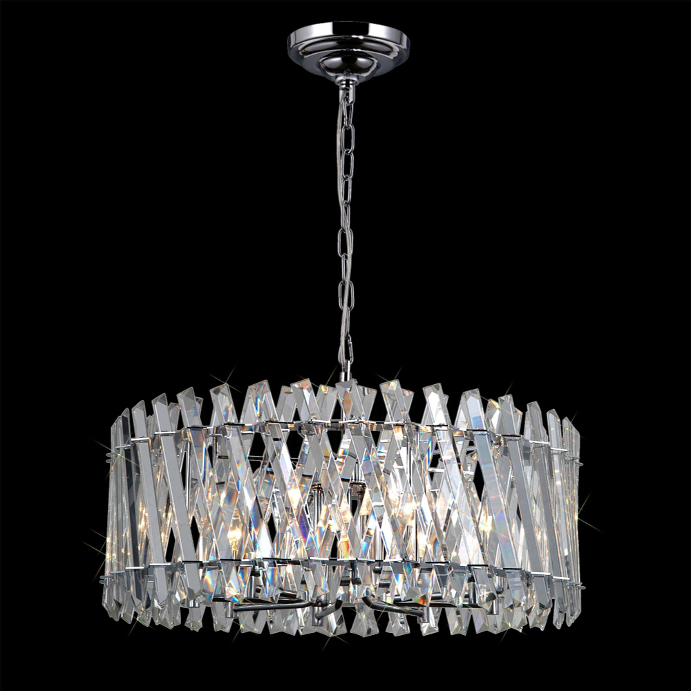 Citilux Ингвар CL334281 Люстра подвесная хрустальная Хром