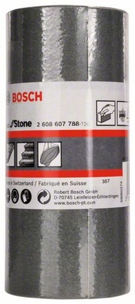 Шлифрулон BOSCH 5М 115мм K240 B.f.Stone-w