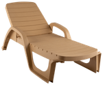 Лежак Элластик-Пласт Прованс пластик (бежевый)