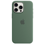 Силиконовый чехол с поддержкой MagSafe Apple Silicone Case для iPhone 15 Pro Max, Cypress (Кипарис)