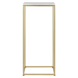 Набор из 2-х столиков Mayen Gold, белые/золотистые