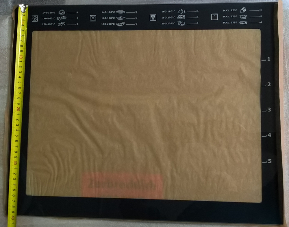 Стекло двери духовки внутренее для плиты ELECTROLUX.  3876286018  зам.3872544014/3876878012/3872541010