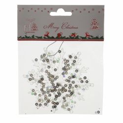 GAEM Украшение новогоднее "Снежинка", L9,5 W0,2 H10 см