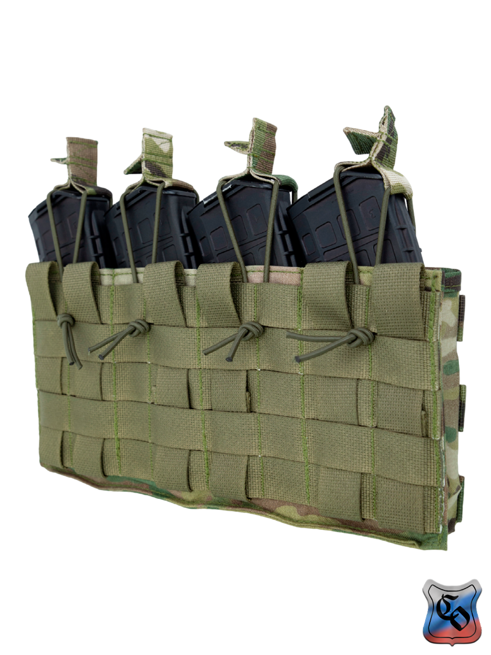 Подсумок SSO АКМ 4 MOLLE без клапана (Мультикам)