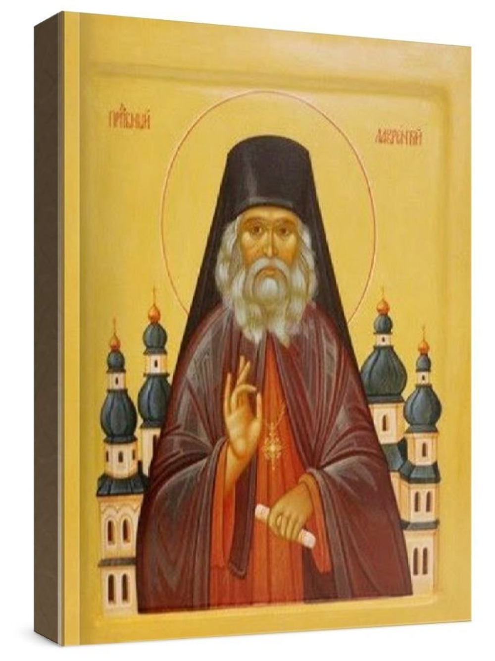 Лаврентий Черниговский (рукописная икона)