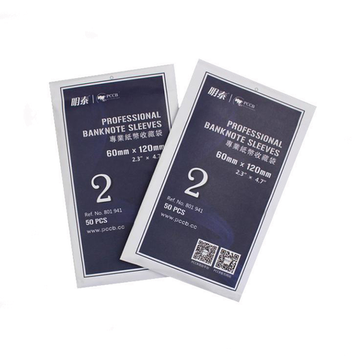 Холдер для хранения банкноты 60х120 мм №2, 50 шт в упаковке PCCB