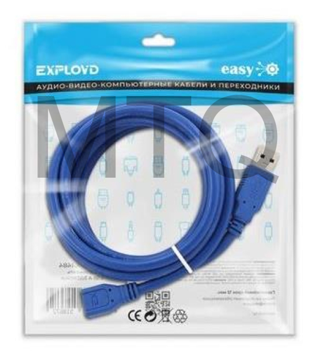 шнур Exployd EX-K-1484 USB/USB-A/2.0 2м