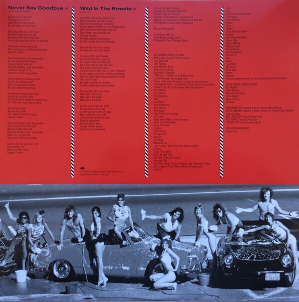 Bon Jovi. Slippery When Wet (LP). Бон Джови