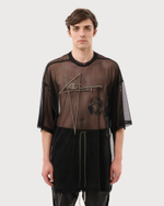 RICK OWENS X CHAMPION ФУТБОЛКА ЧЕРНАЯ TOMMY