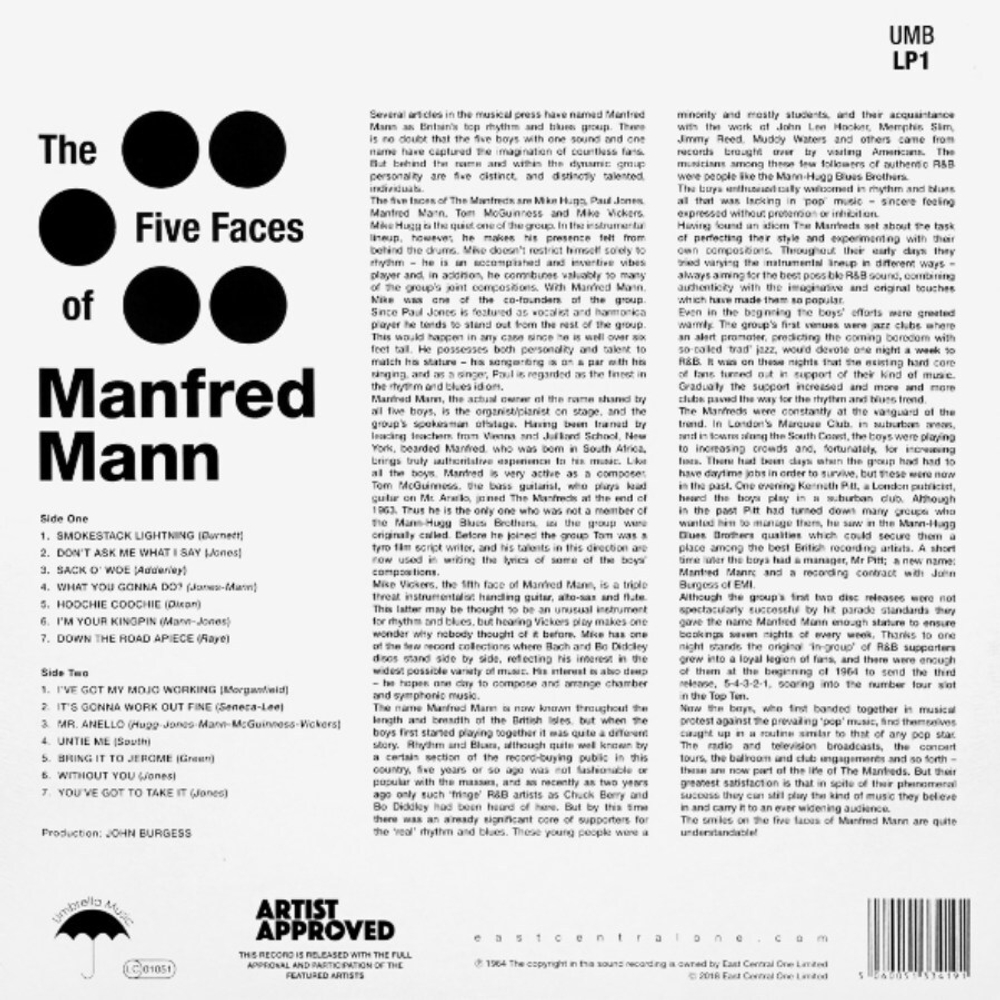 Manfred Mann / The Five Faces Of Manfred Mann (LP)