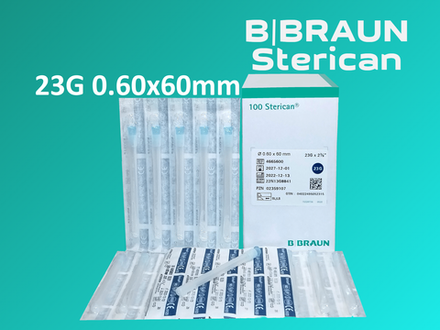 Игла инъекционная 23G (0,6х60мм)  СТЕРИКАН (Sterican) уп.100 шт.Б.Браун, Германия