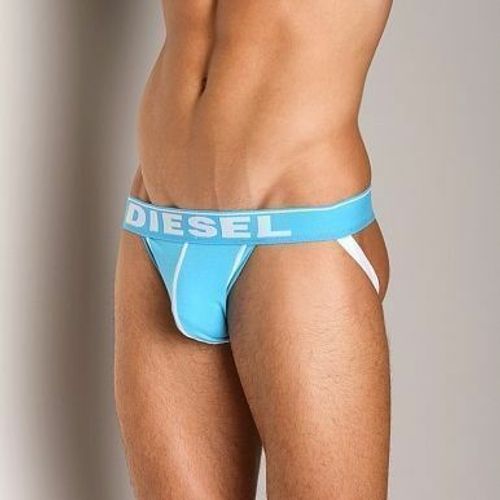 Мужские трусы джоки светло-голубые Diesel Fresh and Bright Divine Jockstrap Sky Blue DIS0109