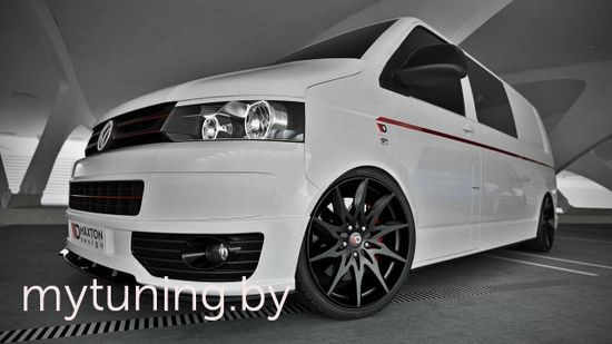 Сплиттер переднего бампера SPORTLINE для VW T5 FL