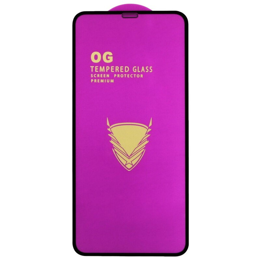 Защитное стекло утолщенное OG iPhone 13 Pro Max/14 Plus  6.7" (черный) тех.упаковка