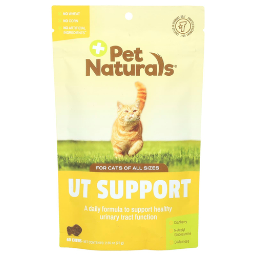 Pet Naturals, UT Support, добавка для кошек всех размеров, 60 жевательных таблеток, 75 г (2,65 унции)