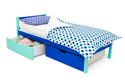 Детская кровать тахта Бельмарко Svogen мятно-синий