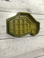 Вырубка пластиковая "Граната штамп" (8*5,5 см)