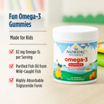 Nordic Naturals, омега-3, жевательные таблетки, для детей от 3 лет, со вкусом мандарина, 60 жевательных таблеток (41 мг в 1 таблетке)