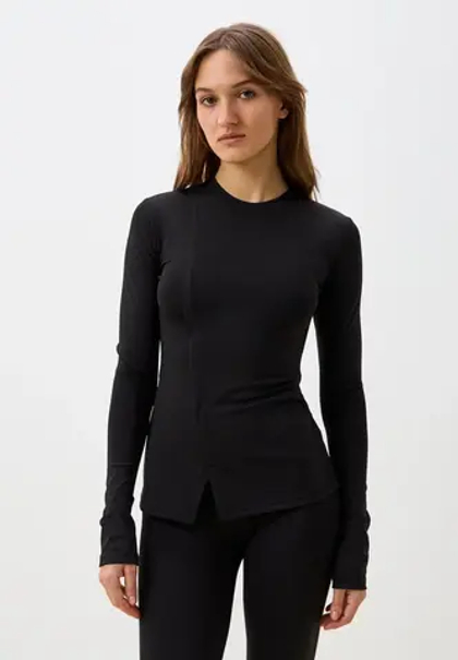 Лонгслив из бифлекса CAT, цвет чёрный