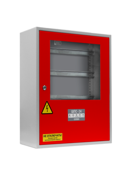 ШПС- 24 исп.11 Прозрачное окно на двери. IP41. Шкаф для установки приборов системы  Орион  на DIN ре