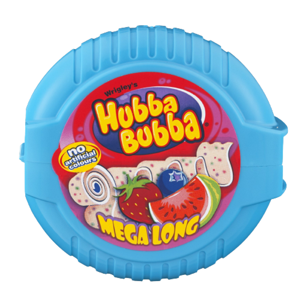 Жвачка Hubba Bubba Mega Long Berry Mix купить по цене 290 руб в  интернет-магазине комиксов Geek Trip