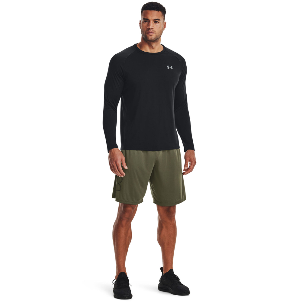 Мужские теннисные шорты Under Armour Tech Graphic Shorts Men - Olive