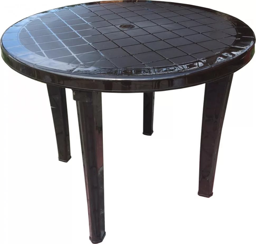 Стол пластиковый  арт.СП1-МТ003 круглый (шоколад)