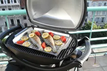 Перфорированный противень Weber Style, 44.2х30x3.6 см, нержавеющая сталь