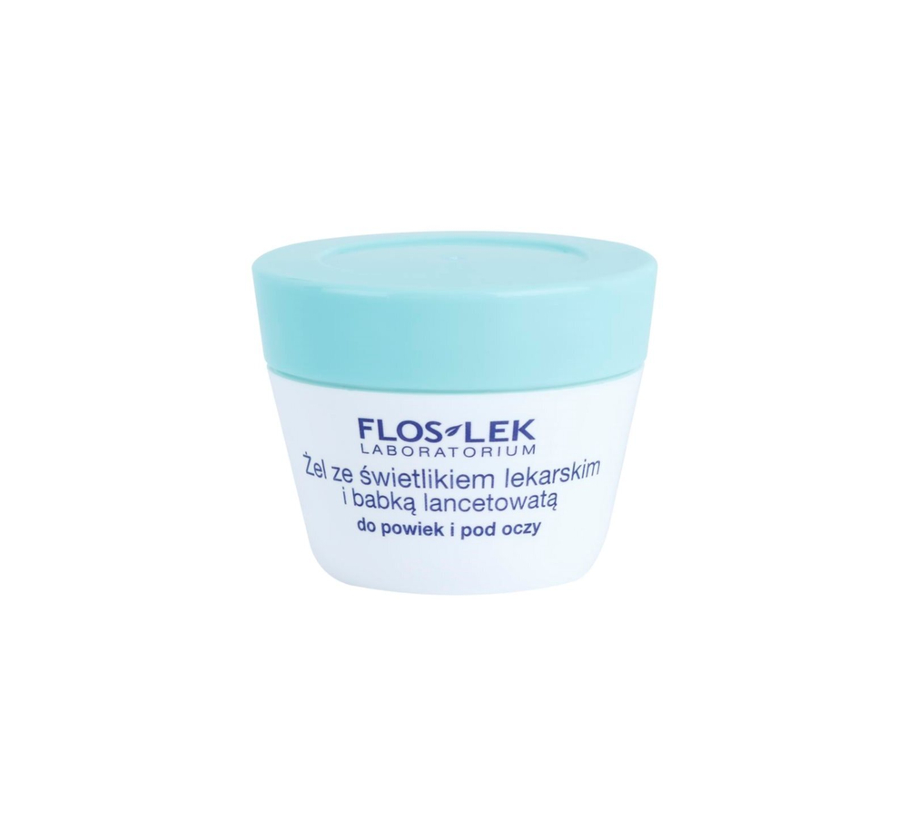 FlosLek Laboratorium Eye Care - гель для области вокруг глаз с очанкой и подорожником /   10  g  / GTIN 5905043000077