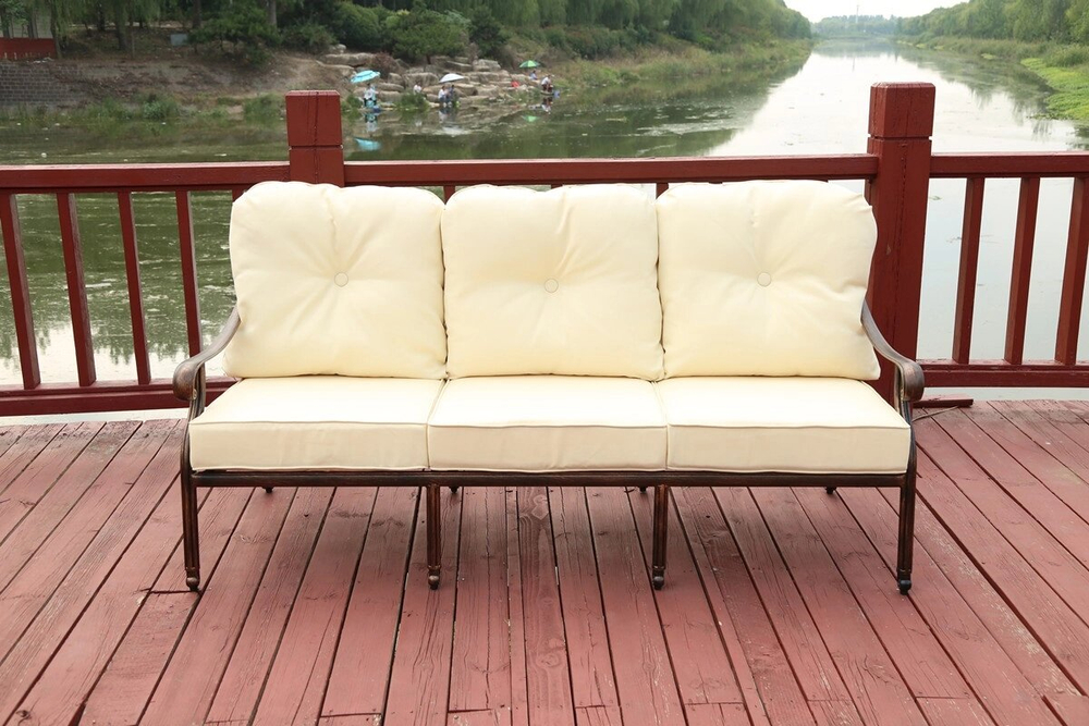 Мебель для отдыха из литого алюминия Venice 7, античная бронза