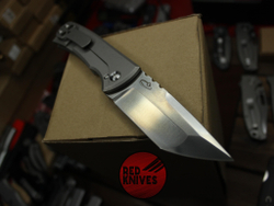 Нож TANTO CHAVES KNIVES 229 REDENCION KICKSTOP FLIPPER KNIFE TITANIUM CHISEL RK/Н3