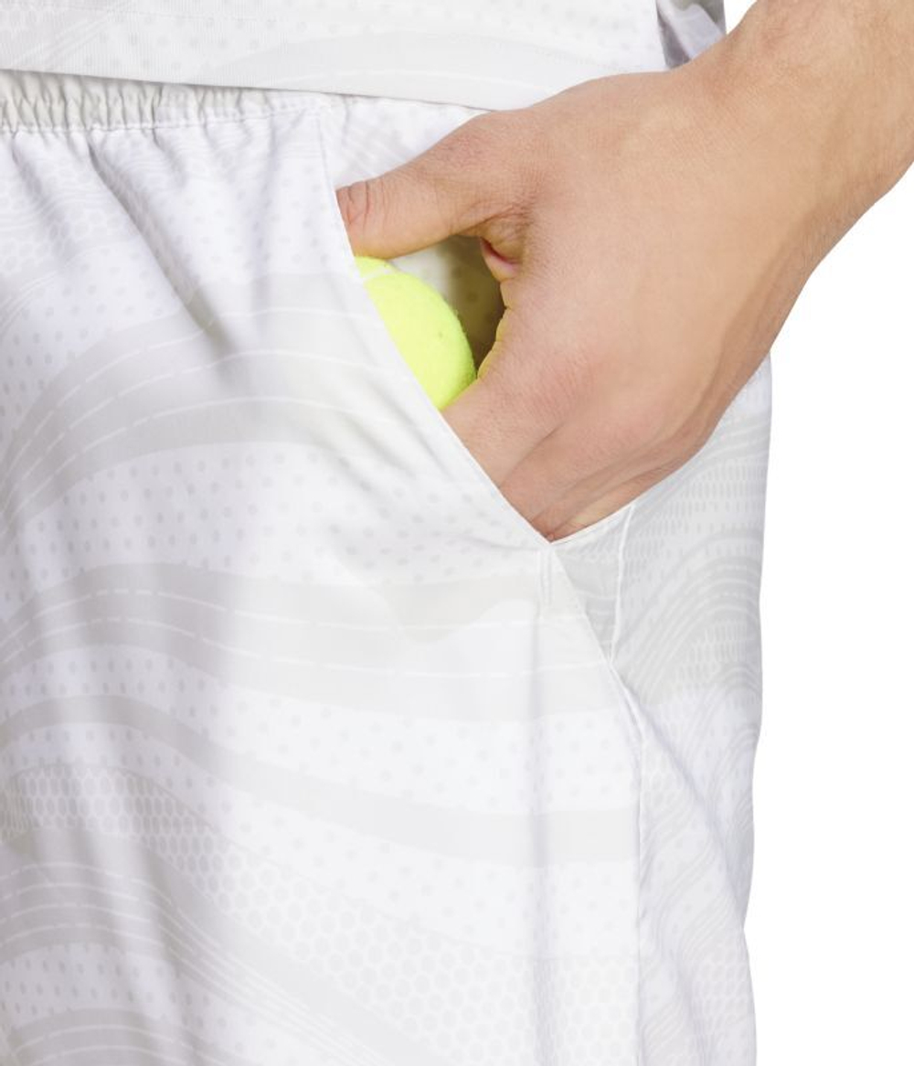 Мужские теннисные шорты Adidas Climacool Graphic 9" - белый