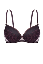 Бюстгальтер пуш-ап Daisy (Размер: 65F) (Цвет: сливовый)