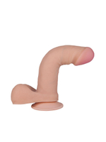 Телесный фаллоимитатор на присоске F&F BEST COCK 6 - 19 см. (Цвет: телесный)