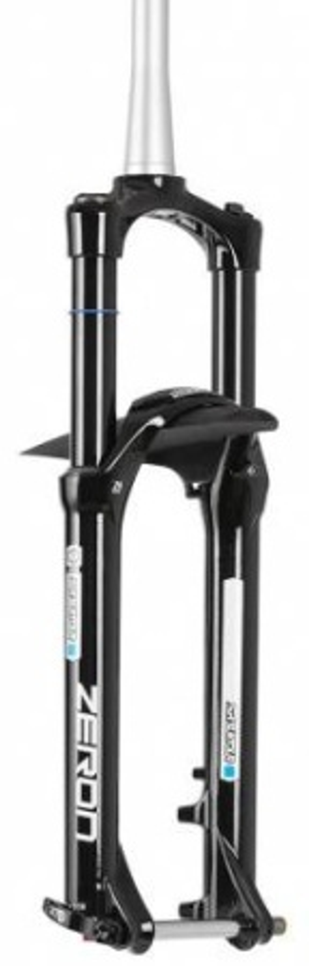 Вилка 27.5", шток 1.5"/1-1/8" , ход 160мм, черная, блокировка на ноге, возд пружина + регул отскока,