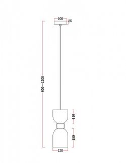 Подвесной светильник Freya Savia FR5203PL-01CH