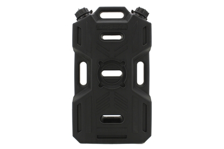 Канистра экспедиционная PRO 10 литров две горловины и заправочный носик (черная)