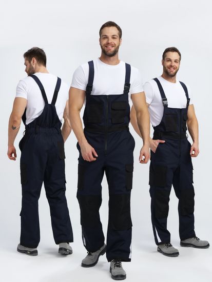 Полукомбинезон "Милан СН" (т.синий/черный)