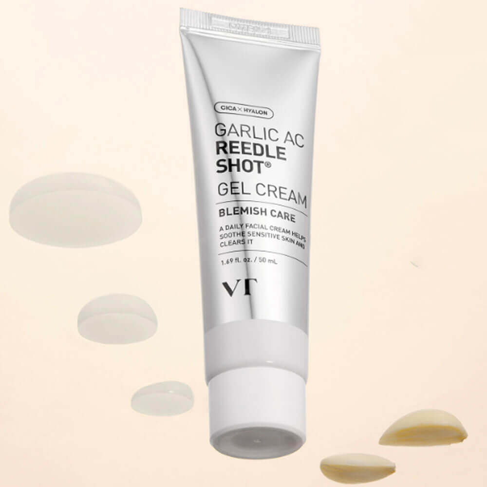 Матирующий гель-крем с микроиглами и чесноком VT Cosmetics Garlic AC Reedle Shot Gel Cream
