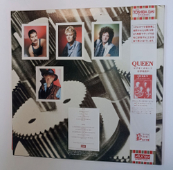 Винтажная виниловая пластинка LP Queen The Works (Japan 1984) (Obi, Poster, Sticker)