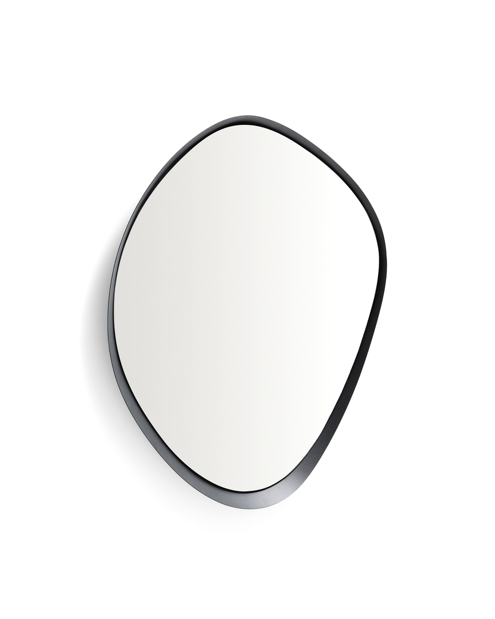 Зеркало Tebel черное металлическое 67,5 x 74,5 см