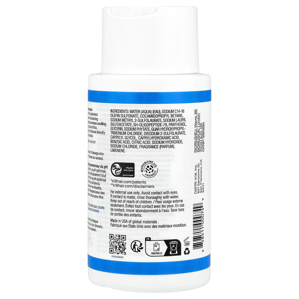 K18, Damage Shield, pH-защитный шампунь, 250 мл (8,5 жидк. Унции)