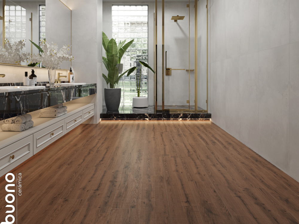 Керамогранит Buono Ceramica F4505M 1200*200*9мм Forest Wenge Matt