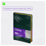 Ежедневник недатированный, А5, 160л., кожзам, Berlingo "xGold", зол. срез, зеленый