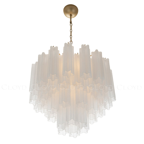 Люстра Cloyd ANNO-C C7 / Ø58 см - латунь светл. - белое матовое стекло (арт.11649)