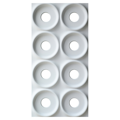 PU Block panel White Круги