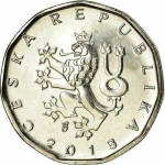 Монета 2 кроны 1996г., Чехия