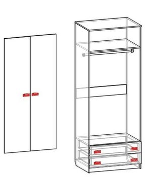 Шкаф КВИНС-1