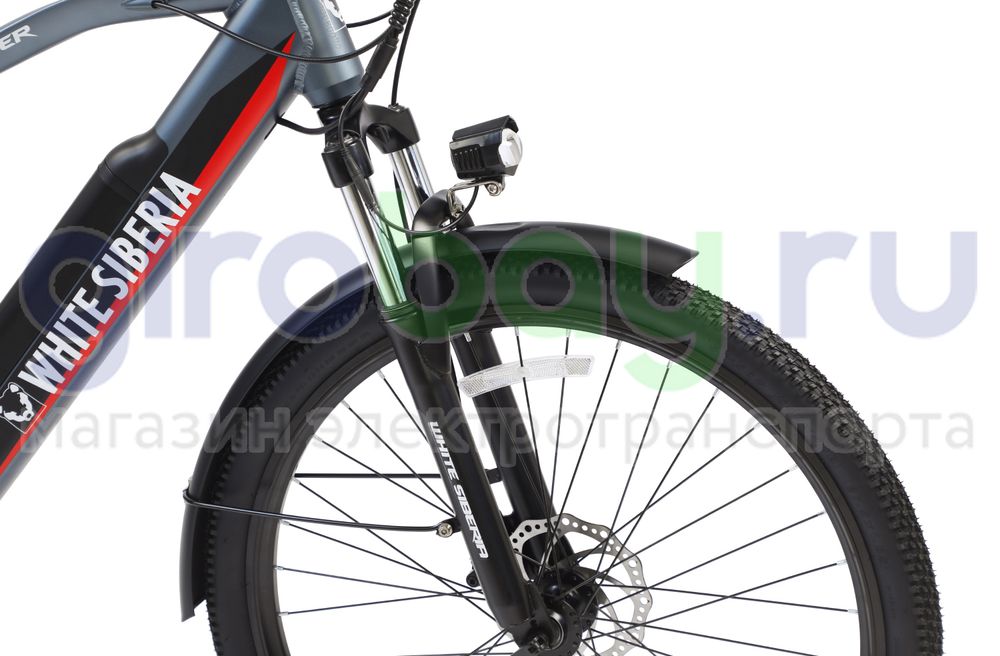 Электровелосипед WHITE SIBERIA CAMRY ALLROAD 500W 36V/11A Snegir (Синий) фото 23 фото №24