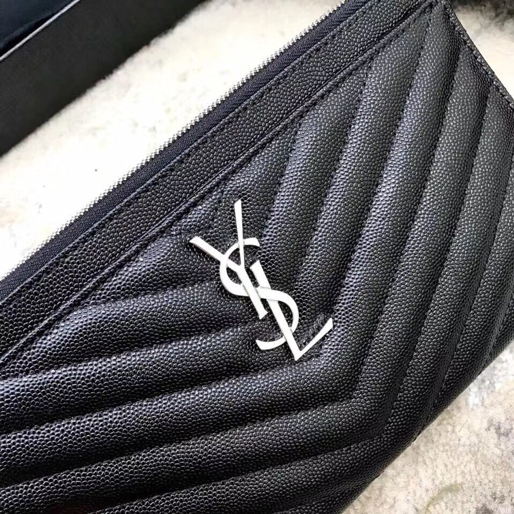 Saint Laurent Large Zipped Pouch